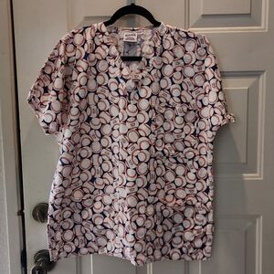 Official League Bassball Scrub Top